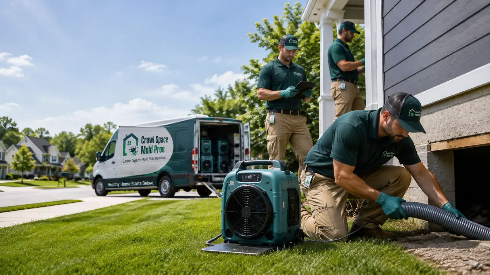 Crawl Space Mold Removal in Mather, PA